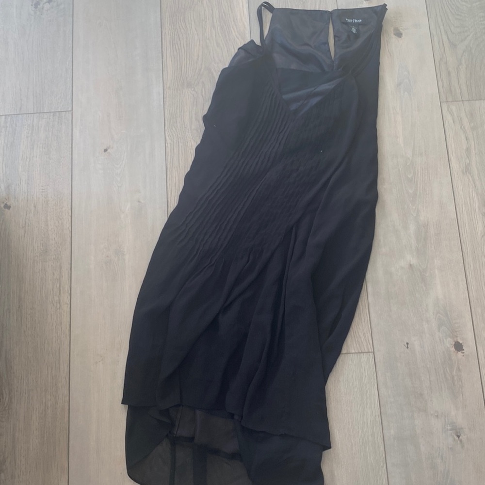 WHBM hi low dress in black